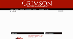 Desktop Screenshot of crimsonnews.org